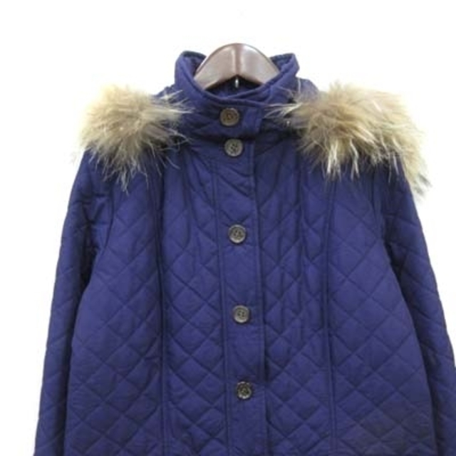 22 OCTOBRE(ヴァンドゥーオクトーブル)の22オクトーブル 中綿コート キルティング 総裏地 44 紫 レディースのジャケット/アウター(その他)の商品写真