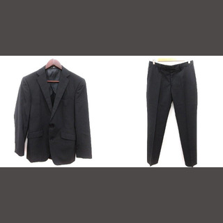 スーツセレクト スーツ  セットアップ テーラードジャケット パンツ Y5 黒(スーツジャケット)