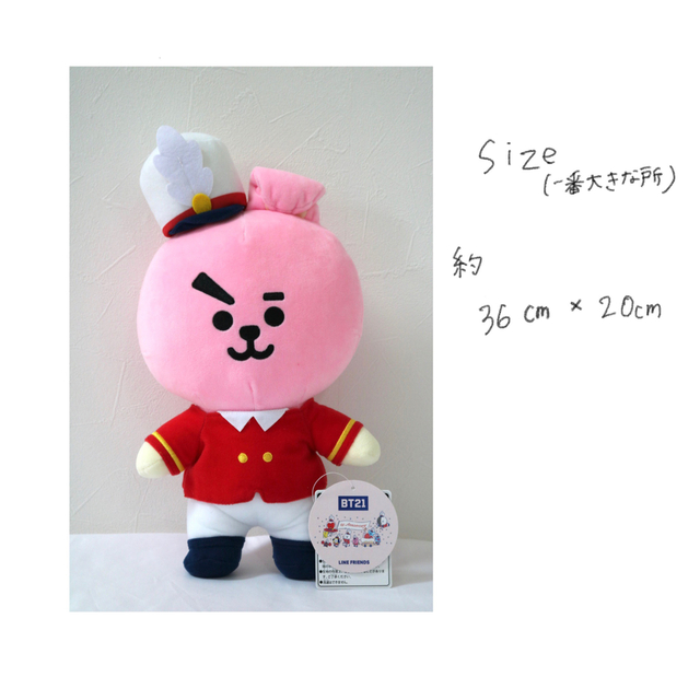 BT21(ビーティーイシビル)のBTS BT21 1st Anniversary  FC限定 COOKY エンタメ/ホビーのおもちゃ/ぬいぐるみ(ぬいぐるみ)の商品写真