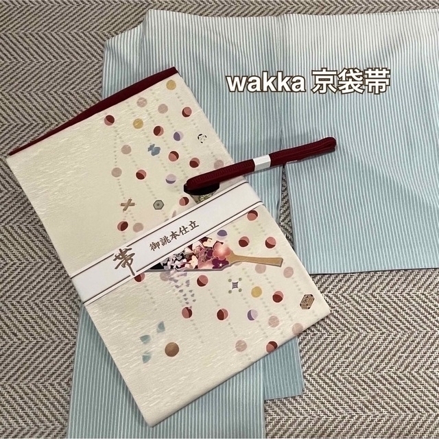 wakka 羽子板 1月帯 京袋帯 新品未使用 お正月 うさぎ | livro