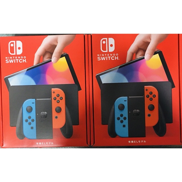 ビッグ割引 Nintendo ネオン 2台 有機EL Switch 即日発送 新品未開封品