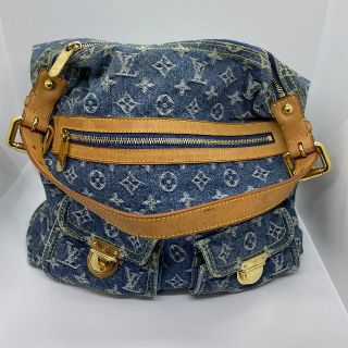 ルイヴィトン(LOUIS VUITTON)のルイ ヴィトン デニム バギーGM M95048 ロングショルダー付(ショルダーバッグ)