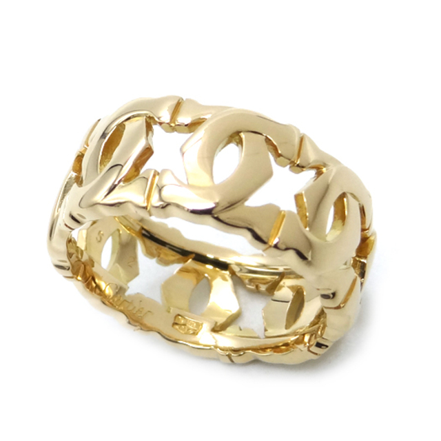 Cartier - カルティエ アントルラセ リング 750 K18 イエロー Cartier - カルティエ アントルラセ リング 750 K18 イエロー