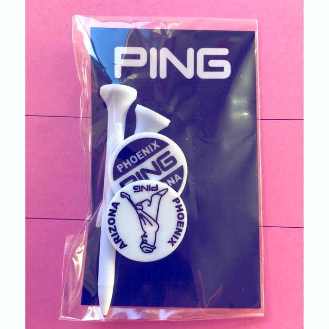 PING(ピン)の【PING】ゴルフピン＆マーカーのセット スポーツ/アウトドアのゴルフ(その他)の商品写真