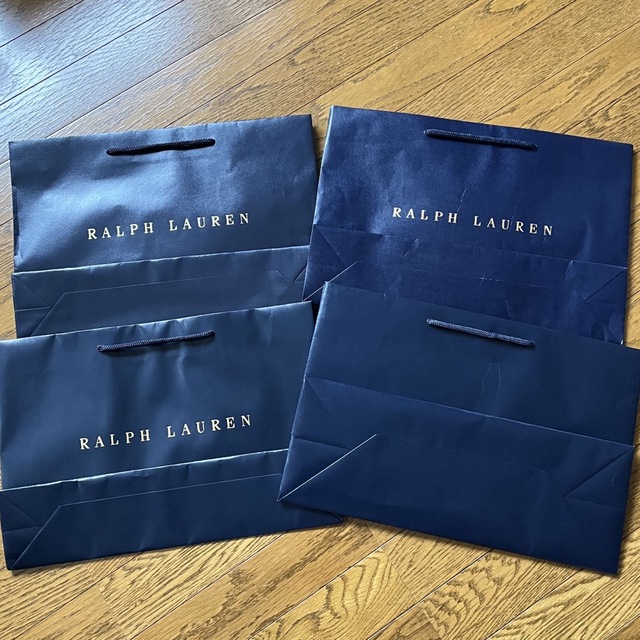 Ralph Lauren(ラルフローレン)のRALPH LAUREN ラルフローレン 紙袋 ショップ袋 ショッパー 4枚 レディースのバッグ(ショップ袋)の商品写真