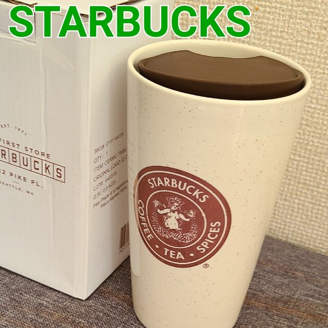 Starbucks Coffee(スターバックスコーヒー)の未使用 限定STERBUCKS スターバックス 陶器タンブラー インテリア/住まい/日用品のキッチン/食器(タンブラー)の商品写真