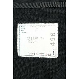 つやあり Sacai 13-00496M サイズ:3 チェックデザインカーディガン