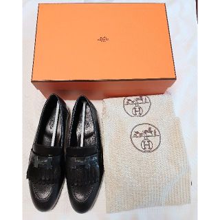 エルメス(Hermes)のこんぶ様専用　新品　エルメス　モカシンロワイヤル(スリッポン/モカシン)