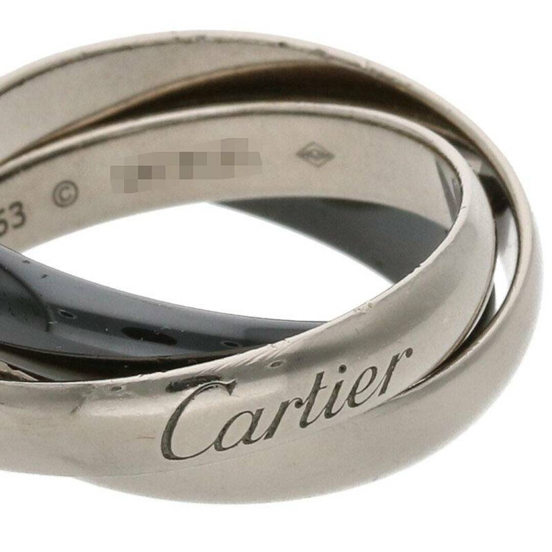 Cartier(カルティエ)のカルティエ トリニティ K18WG750WGブラックロジウムリング メンズ 53/13.5号 メンズのアクセサリー(リング(指輪))の商品写真