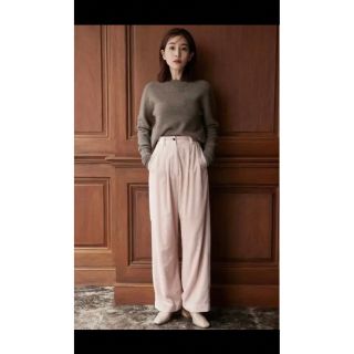 クラネ(CLANE)のCOLOR LINE VELOR PANTS 田中みな実　コラボ　タグつき(カジュアルパンツ)