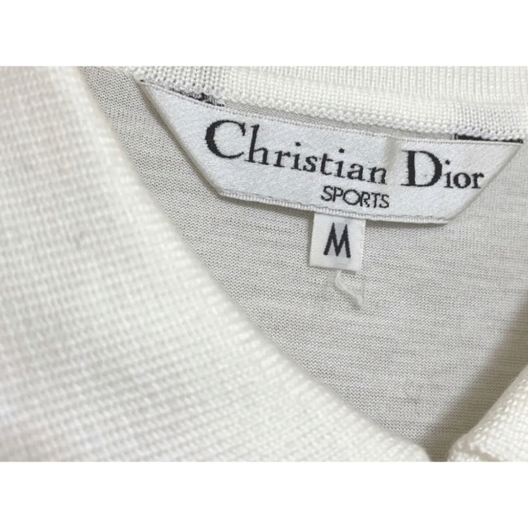 Christian Dior(クリスチャンディオール)のクリスチャンディオールスポーツ　ゴールド刺繍　ポロシャツ レディースのトップス(ポロシャツ)の商品写真