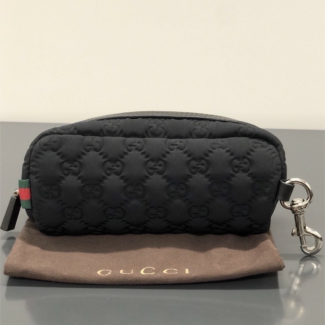 Gucci(グッチ)の値下げ【GUCCI】 ゴルフボールケース レザー マルチポーチ   245800 レディースのファッション小物(ポーチ)の商品写真