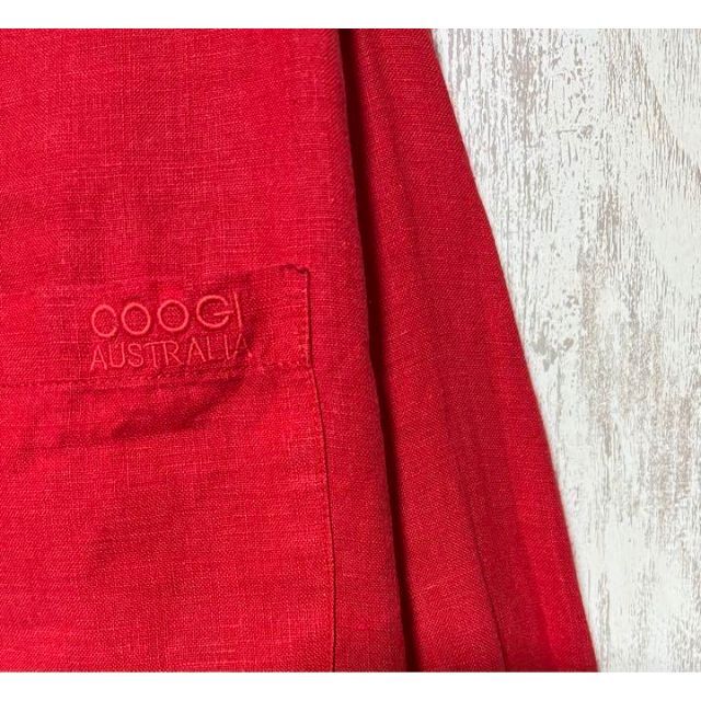 COOGI(クージー)のCOOGI クージー　刺繍ロゴ　リネン　長袖シャツ　オーストラリア製 メンズのトップス(シャツ)の商品写真