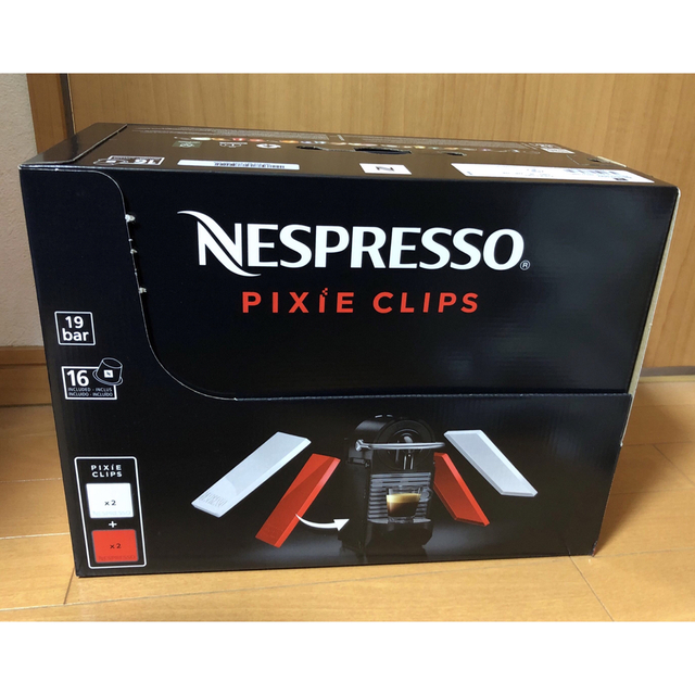 ネスプレッソ ピクシー コーヒーメーカー D60-WR-W NESPRESSO