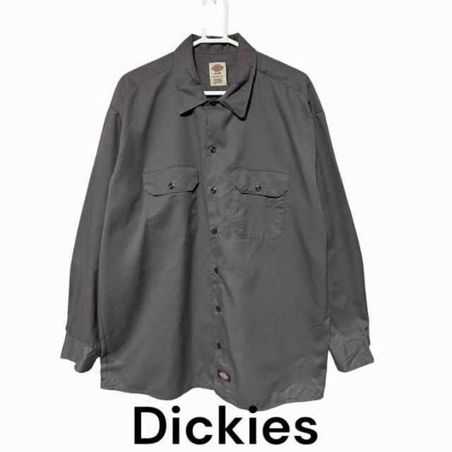 Dickies(ディッキーズ)のディッキーズ　Dickies ワークシャツ　長袖シャツ　古着　使い勝手○ メンズのトップス(シャツ)の商品写真