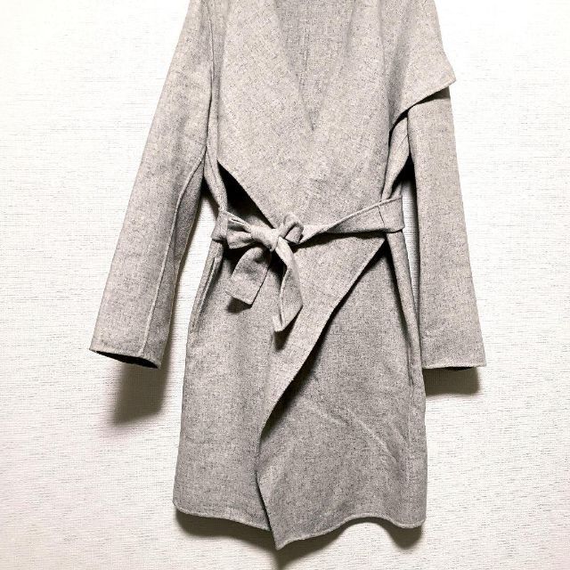 ZARA(ザラ)の美品　ZARA WOMAN　ロングコート　ハンドメイド　綺麗目　ブレッピー　大人 レディースのジャケット/アウター(ロングコート)の商品写真