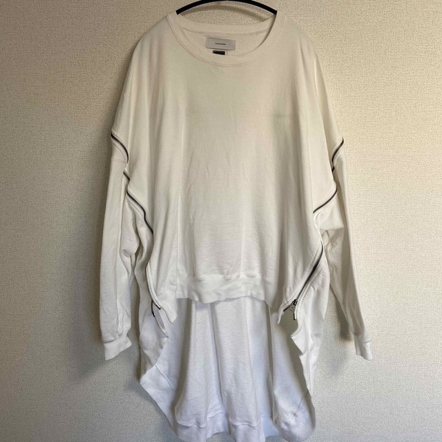 FACETASM(ファセッタズム)のFACETASM  HIGH-LOW ZIPPER SWEAT メンズのトップス(スウェット)の商品写真