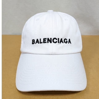バレンシアガ(Balenciaga)のBALENCIAGA バレンシアガ 白 キャップ(キャップ)