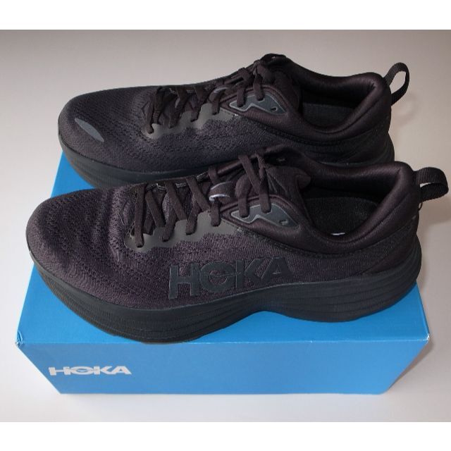 HOKA ONE ONE BONDI8 black スニーカー 29cm