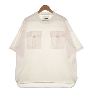ジルサンダー(Jil Sander)のジルサンダー ポケット ディテール Tシャツ ホワイト Size M(Tシャツ/カットソー(半袖/袖なし))