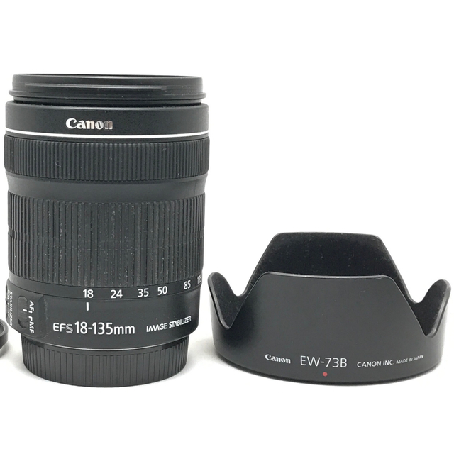 Canon EF-S 18-135 F3.5-5.6 IS STM♪フード付♪装着可能フィルター径