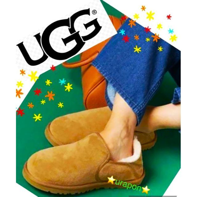 UGG  アグ  スリッポン サンダル  ブラック　23㎝〜25㎝　即購入OK！