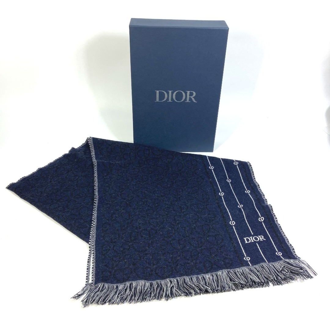 Dior - ディオール Dior ハートロゴ 21P0001A0606 フリンジ マフラー