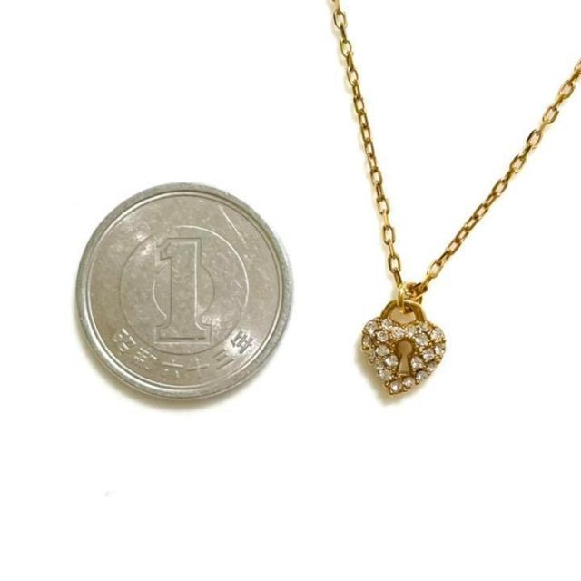 ⭐️超美品⭐️ スワロフスキー ネックレス ゴールド ハート 鍵穴