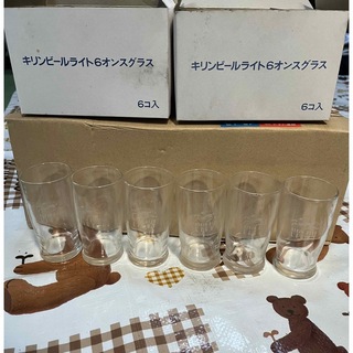 キリン(キリン)の新品 キリンビール ライト ビールグラス グラス 12個セット約180ml(グラス/カップ)