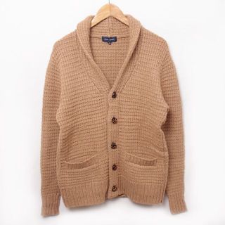 アーバンリサーチ(URBAN RESEARCH)のURBAN RESEARCH ワッフルニット ショールカラーカーディガン M(カーディガン)