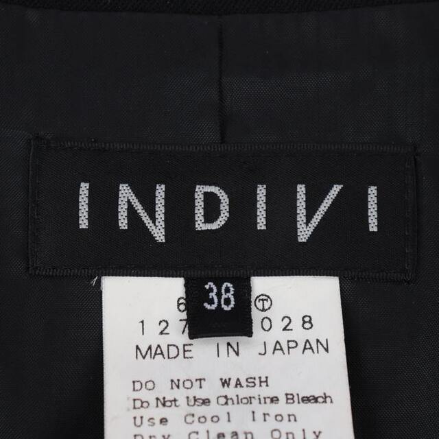 INDIVI - インディヴィ テーラードジャケット 無地 トップス 日本製 ...