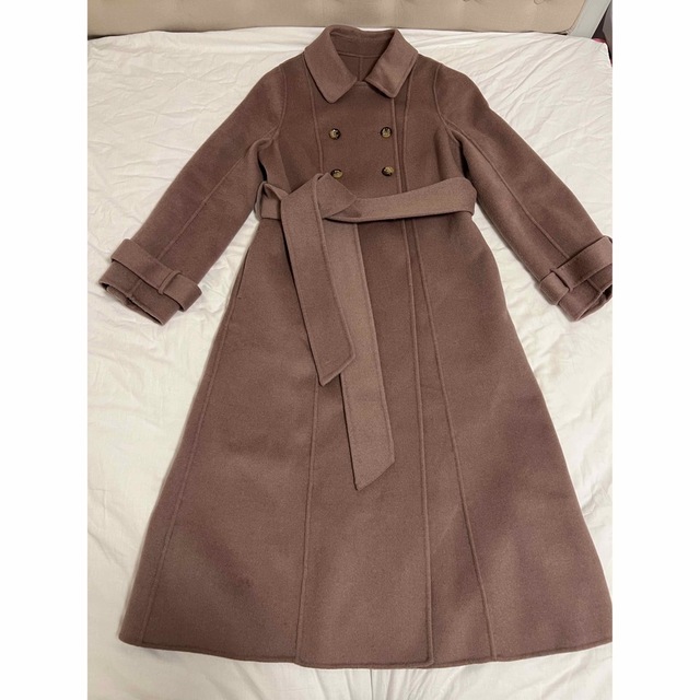 Her lip to(ハーリップトゥ)の★専用★herlipto Siena River Long Coat rose  レディースのジャケット/アウター(ロングコート)の商品写真