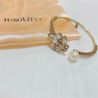 ジャスグリッティー(JUSGLITTY)の試着のみ JUSGLITTY ジャスグリッティー バングル ブレスレット(ブレスレット/バングル)