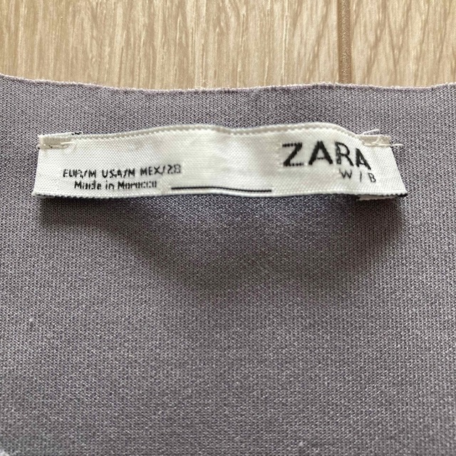 ZARA(ザラ)のザラ zara 袖ボア フェイク レザー プルオーバー トップス カットソー レディースのトップス(カットソー(長袖/七分))の商品写真