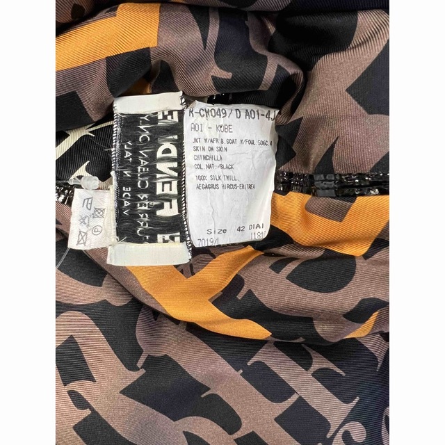 FENDI - ☆ゴージャス☆フェンディ☆チンチラ☆ショート☆コート☆ロゴ