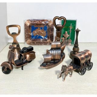 【必見！】銅製品　8点！まとめて！鉛筆削り　外国土産他！(その他)