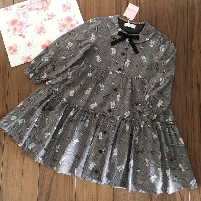 mezzo piano(メゾピアノ)のメゾピアノ 新品ワンピース 120 キッズ/ベビー/マタニティのキッズ服女の子用(90cm~)(ワンピース)の商品写真