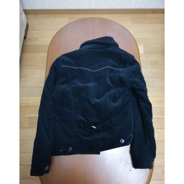 EDWIN(エドウィン)のエドウィン　ボアジャケット　黒 メンズのジャケット/アウター(Gジャン/デニムジャケット)の商品写真