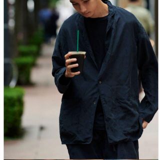 COMOLI - comoli 17ss シルクジャケット サイズ1の通販 by チャコ