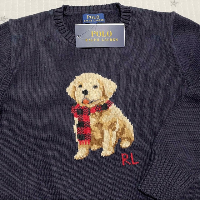 週末限定価格!新品タグ付き ラルフローレン パピーコットンセーター