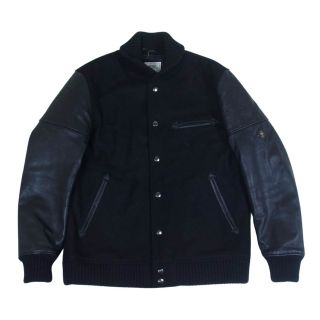 クライミー(CRIMIE)のCRIMIE クライミー スタジャン C1G5-JK05 STADIUM JACKET スタジャン ブラック系 XL【中古】(その他)