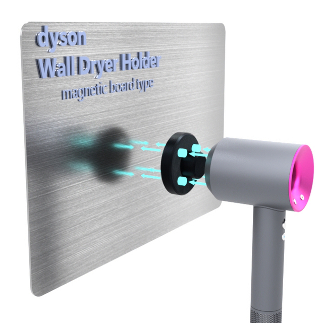 dyson ヘアドライヤー 専用　壁掛けホルダー　ビス不要3Dプリンター製作 スマホ/家電/カメラの美容/健康(ドライヤー)の商品写真
