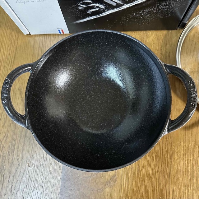 ラスト1点新品16cmストウブ ベビーウォック カンパーニュstaub ラスト1点新品16cmストウブ ベビーウォック カンパーニュstaub