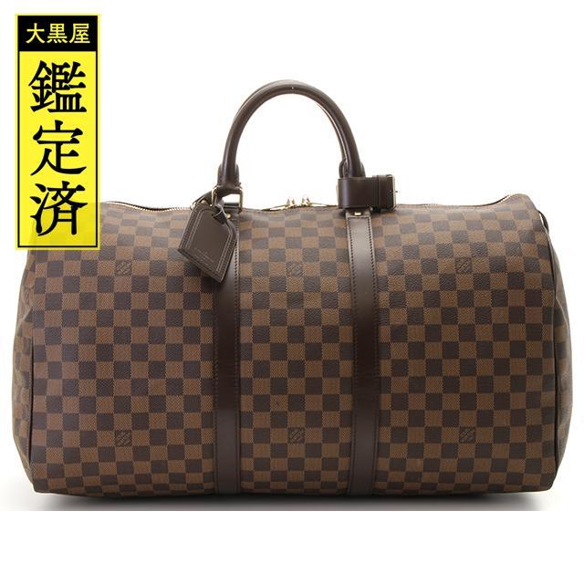 【使い勝手の良い】 LOUIS VUITTON - ルイヴィトン キーポル50 ボストンバッグ ダミエ N41427【473】 ボストンバッグ