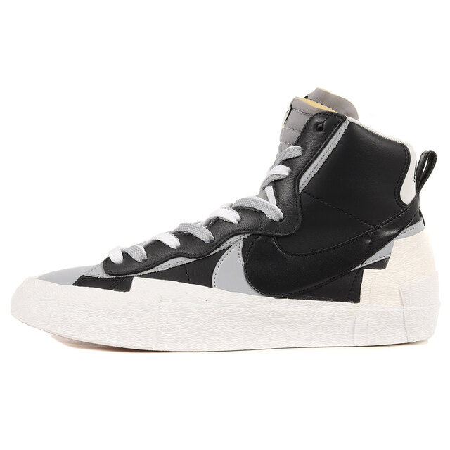 Sacai サカイ NIKE BLAZER MID / SACAI (BV0072-002) 19AW ナイキ ブレザー ミッド ブラック ウルフグレー 黒 灰 サイズ：US10 28.0cm スニーカー コラボ 【メンズ】