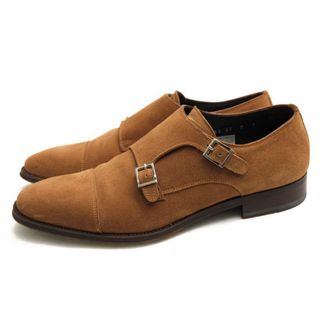 サントーニ(Santoni)のサントーニ／Santoni シューズ ビジネスシューズ 靴 ビジネス メンズ 男性 男性用スエード スウェード レザー 革 本革 ブラウン 茶  6983 ダブルモンクストラップ レザーソール(ドレス/ビジネス)