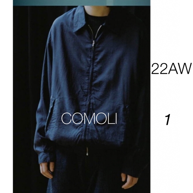 衝撃特価 COMOLI - COMOLI コモリ 1 シルクスイングトップ 22AW ブルゾン 衝撃特価 COMOLI - COMOLI コモリ 1 シルクスイングトップ 22AW ブルゾン