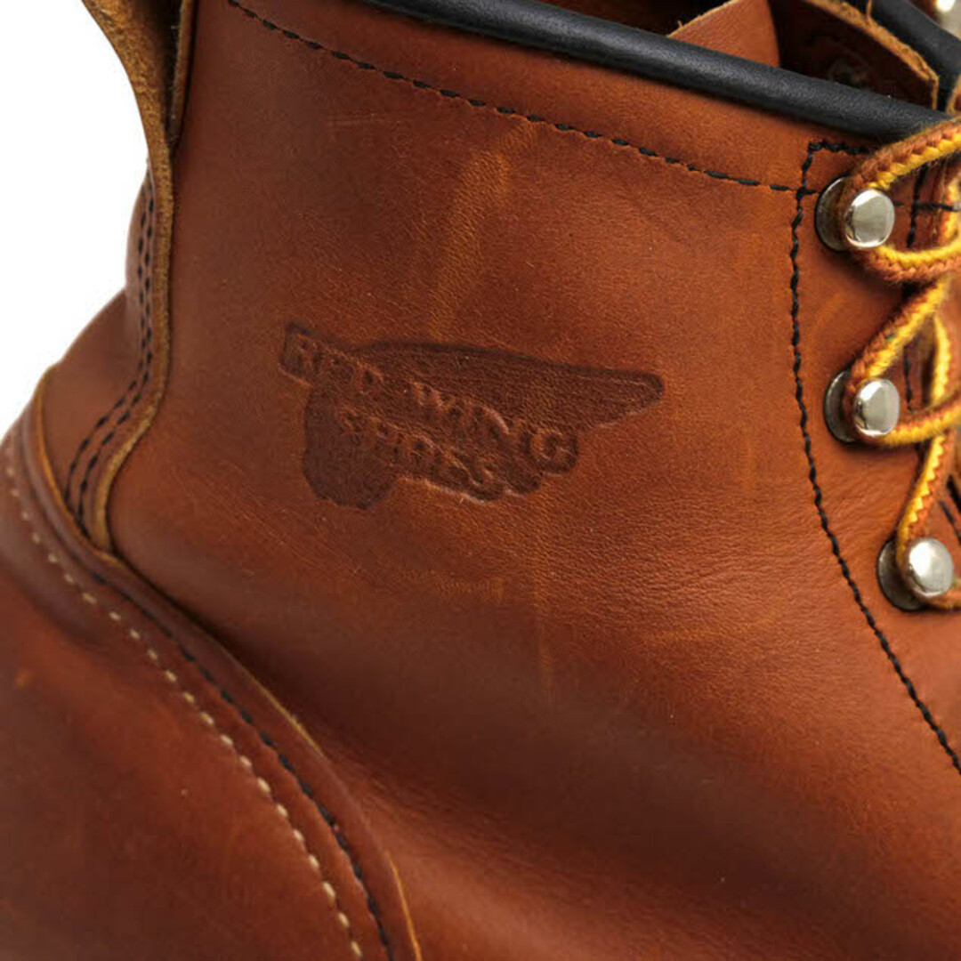 REDWING(レッドウィング)のレッドウィング／RED WING ワークブーツ シューズ 靴 メンズ 男性 男性用レザー 革 本革 ブラウン 茶  2904 6'LINEMAN BOOTS ラインマン トラクション トレッド ソール  プレーントゥ グッドイヤーウェルト製法 メンズの靴/シューズ(ブーツ)の商品写真