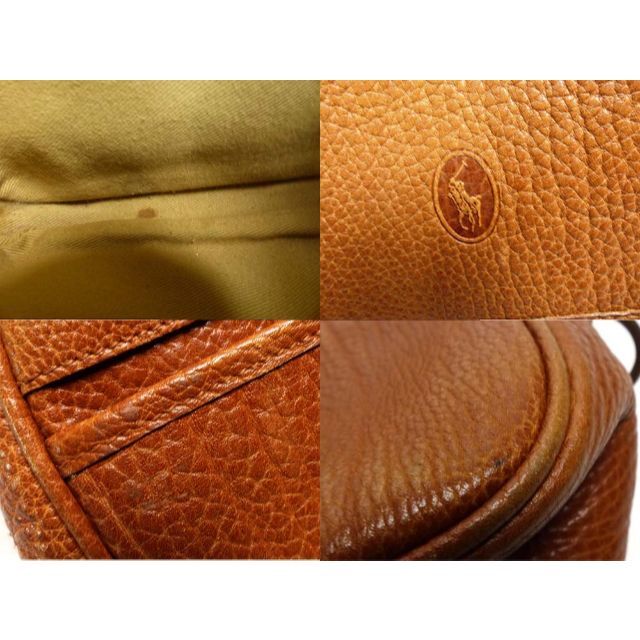 Ralph Lauren(ラルフローレン)のRALPH LAUREN / ラルフローレン 本革 フラップショルダーバッグ メンズのバッグ(ショルダーバッグ)の商品写真