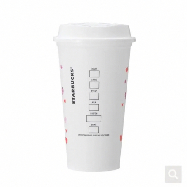 Starbucks(スターバックス)のスタバ　バレンタイン　カラーチェンジング リユーザブルカップ 2022 カラー エンタメ/ホビーのコレクション(その他)の商品写真